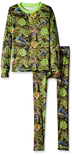 Cuddl Duds Big Boys' Teenage Mutant Ninja Turtles Climatesmart Essential Set