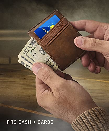 GO Wallet (Fits Cards & A Bit of Cash) Bio-Leather Cowboy Brown4