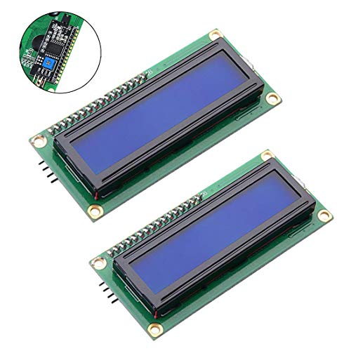 HiLetgo 2pcs HD44780 IIC I2C1602 LCD Display with IIC I2C TWI SPI Serial