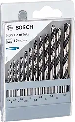 Bosch Jogo broca para metal HSS-PointTeQ 1,5-6,5mm 13 peças