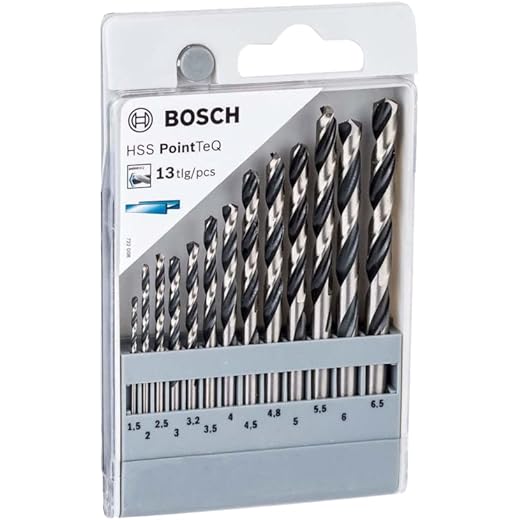 BOSCH Professional HSS PointTeQ Drill Bit Set 13pcs