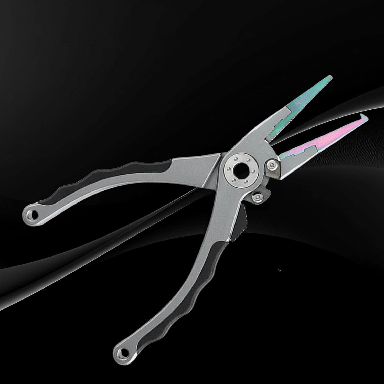 Aluminum Alloy Fishing Pliers Hook Remover Outdoor Fish Line Cutter Tool Comfortable Grip Scissors Fishing Accessories
