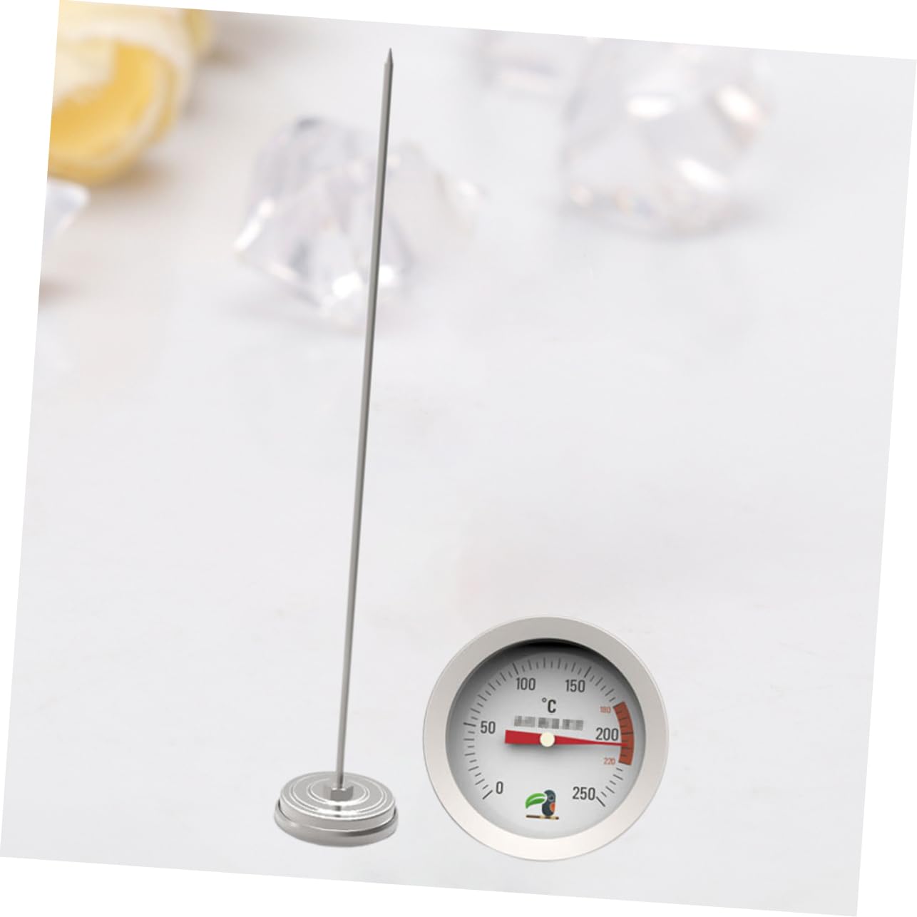 PRETYZOOM 3piezas De De Acero Inoxidable Clip Multi-hoyo y Sonda De Detector De Temperatura Para Azúcar y De Cocina Profesional Para Freír y Preparar Mermeladas