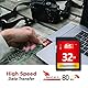 GIGASTONE 32GB 10er-Pack SDHC Speicherkarte, bis zu 80 MB/s, für Digitalkameras Canon Sony Olympus PC, UHS-I U1 Klasse 10