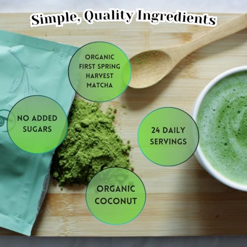 Té Matcha Latte Coco Orgánico 24 Servings miniatura 4