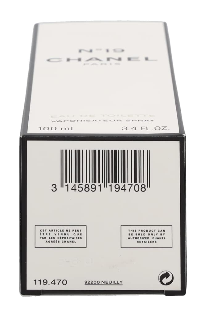 Chanel Nº 19 edt spray 100 ml