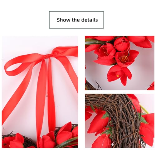 Couronne de Saint-Valentin en cœur pour égayer une entrée triste