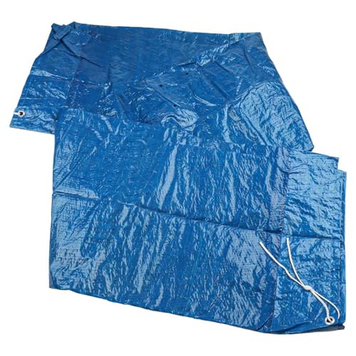 Bâche de piscine rectangulaire anti-débris à cordon - 6