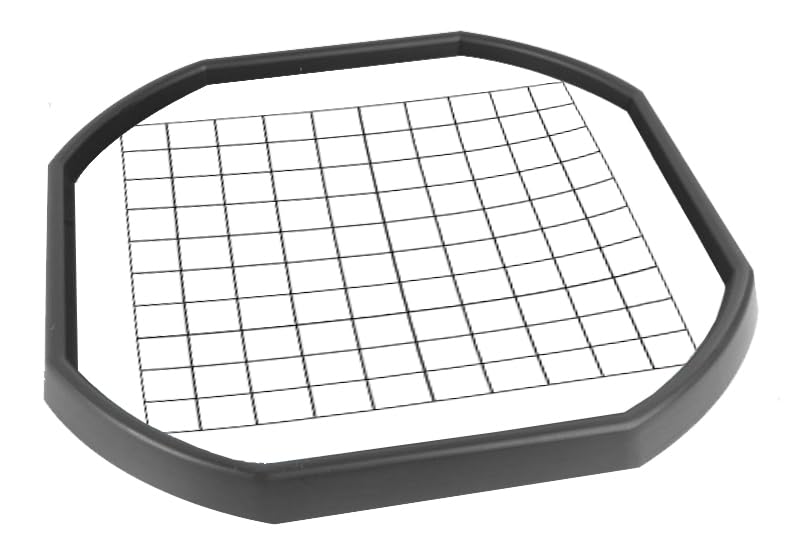 Blank 100 Squares Tuff Tray Mat 86 x 86 cm - Ideal for Large Tuff Spot Tuff Tray - Tuff Tray NOT Included (Mini 60x60cm)