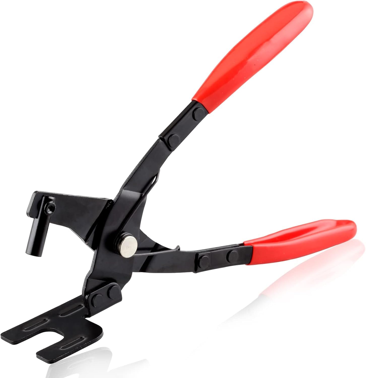Uadme Black Exhaust Hanger Removal Tool, 11 Inch Exhaust Rubber Bracket Clamp Pliers, Vehicle Maintenance Plier For Automotive, Car Rubber Pad Plier Puller Tool For Automotive Repairs