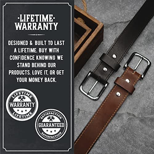 Main Street Forge The Foreman Leather Belt | Made in USA | Full Grain Leather | Mens Belt4