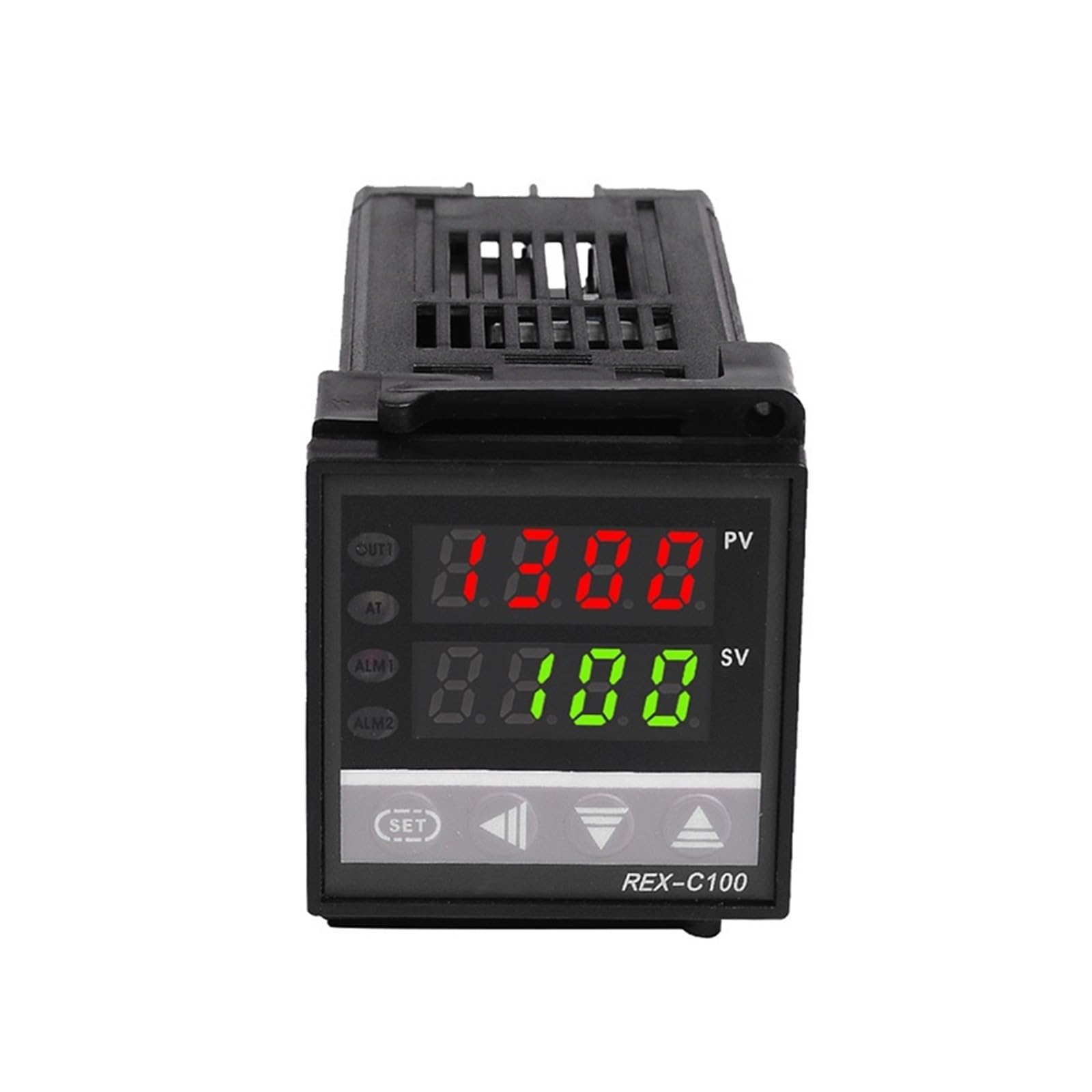 Controlador PID de Temperatura Termostato Controlador de Temperatura Digital de 48 x 48 mm con Entrada K/J/E/S/R/PT100