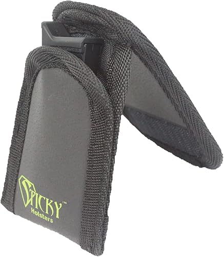 Sticky Holsters Mini funda Mag para hombres y mujeres, bolsa de transporte oculta Mello Mag para municiones adicionales, color negro, para IWB o