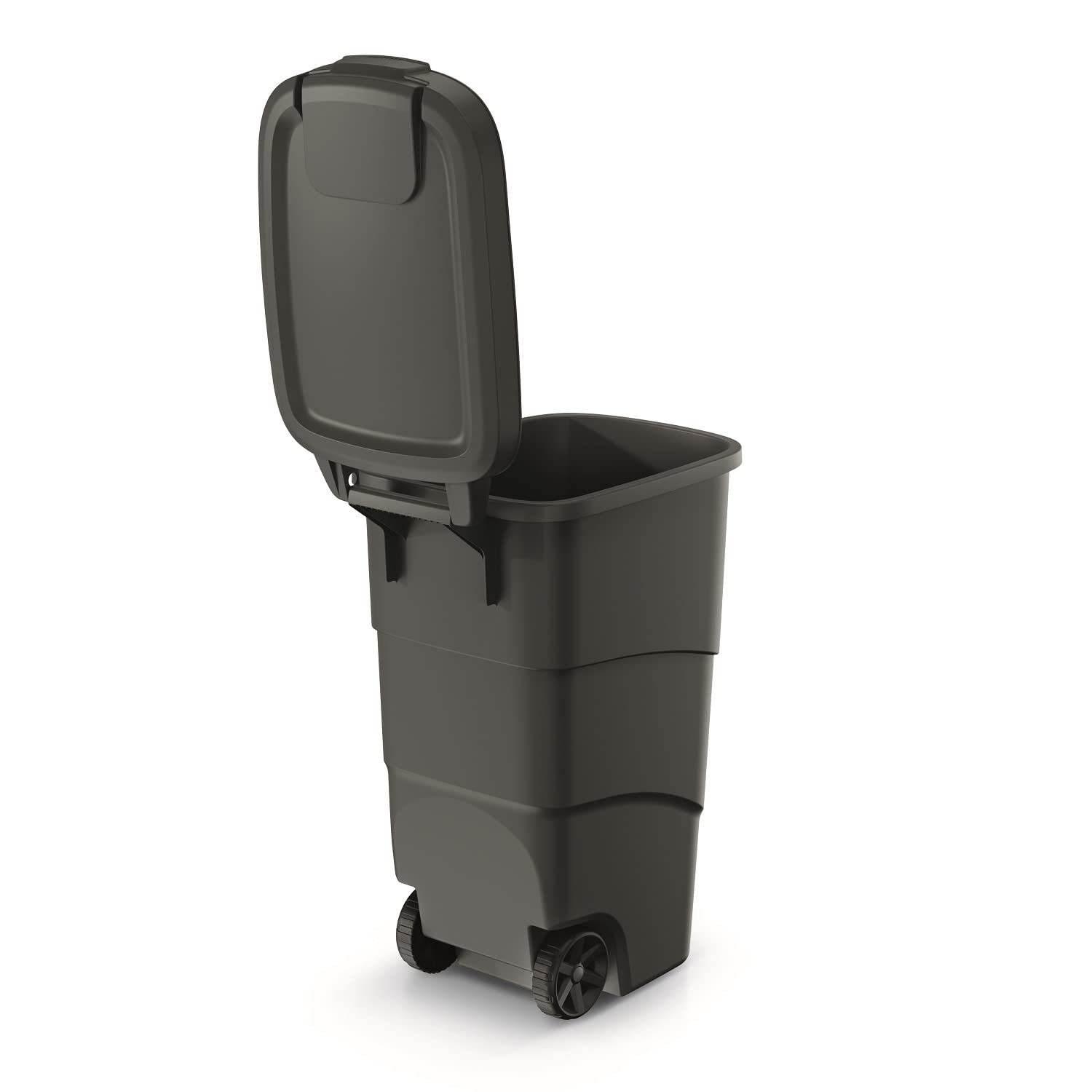 Prosperplast Keden Wheeler Poubelle à roulettes 90 l noir