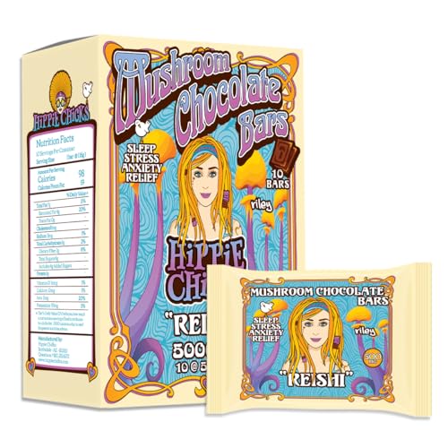 Hippie Chicks "Reishi" Mushroom Chocolate Bars – Featuring Riley’s Reset