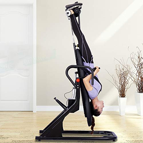 Deluxe Inversion Table with Adjustable Head Pillow & Lumbar Support Pad Yoga Inversion Chair, Home Exercise/Fitness Equipment Yoga Inversion Chair, Yoga Inversion Bench Idea for Workout, Fitness - Image 5