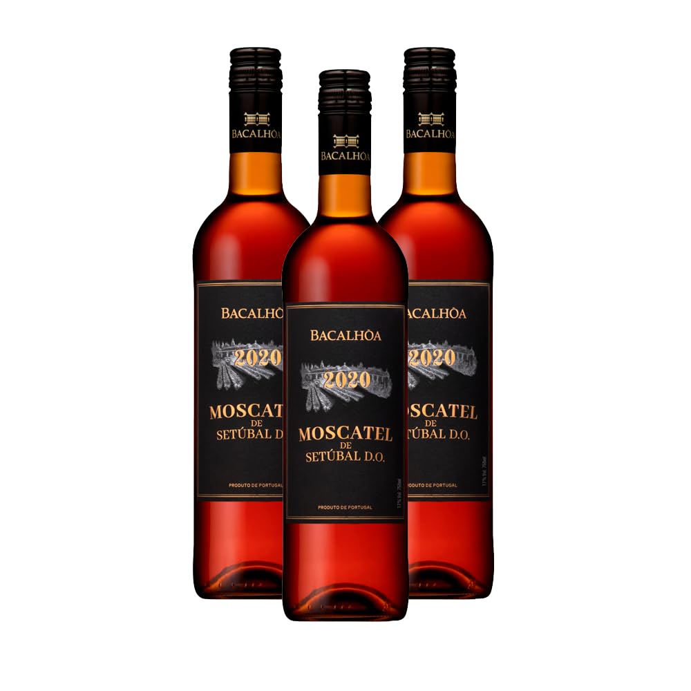 Moscatel Bacalhoa - Vino Fortificado - Paquete de 3