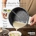 CAROTE 4 Qt Nonstick Stock Pot - Granite Soup Pot and Dutch Oven With Lid, 4 Quart Casserole for Stews - Super Easy to Clean, PFOA Free (CLASSIC GRANITE)