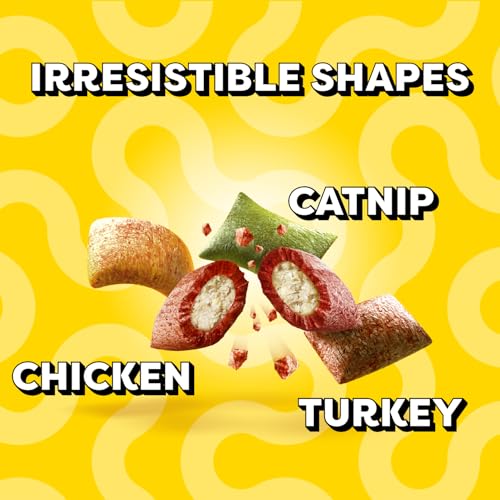 Temptations ShakeUps Crunchy and Soft Cat Treats, Clucky Carnival Flavor, 5.29 oz. Pouch - Image 5