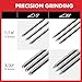 DIDUEMEN 12-Guides 4 Angles Tungsten Grinder -Tungsten Sharpener for TIG Welding with Flat Grinding Block, Cut-Off Slot, Multi-Angle & Offsets