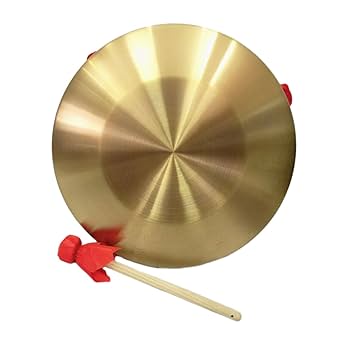 樹子中華銅鑼 36cm　ドラ 楽器 アジア 打楽器 インテリア 装飾 angkasa_wgk170902