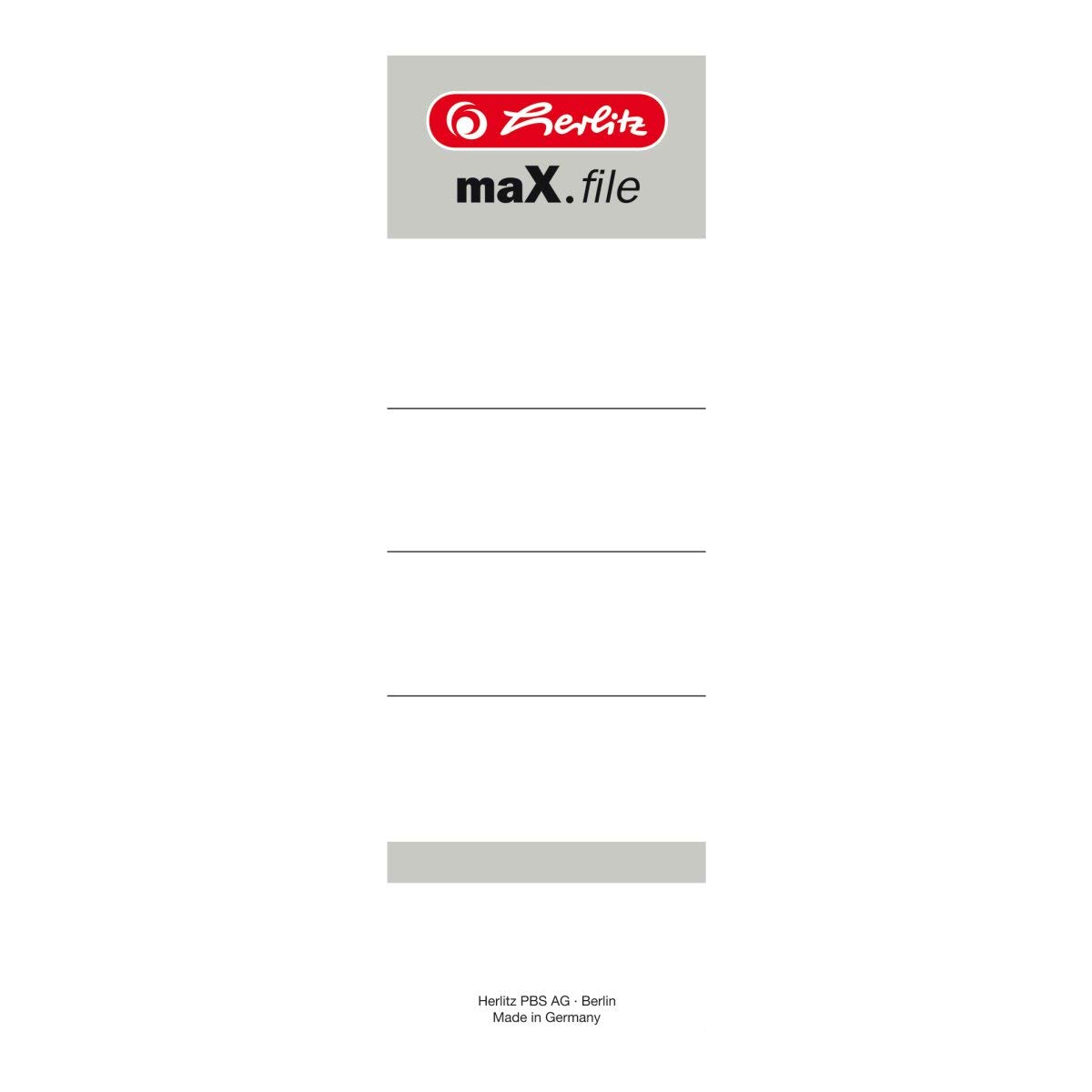 Heyumybit 50-Pack Self-Adhesive Folder Spine Labels - White, 19 X 5.4 Cm, For Office, School, Home Organization