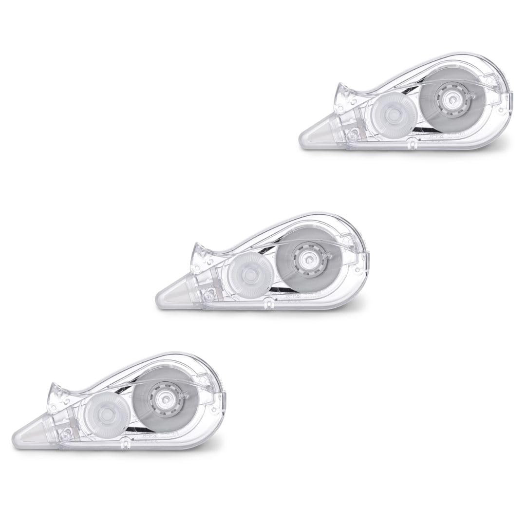 MUJI ็กๅฐ่ฏๅ Correction Tape, 5mm x 10m, Refillable Body, Clear (3)