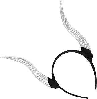 Holibanna Tiara De Cabelo De Dia Das Bruxas Tiara De Chifre Gótico Tiara De Festa De Halloween Roupa Para Meninas Tiara De Orelhas De Animal Tiara Senhora Tiara De Vampiro De Prata Miss