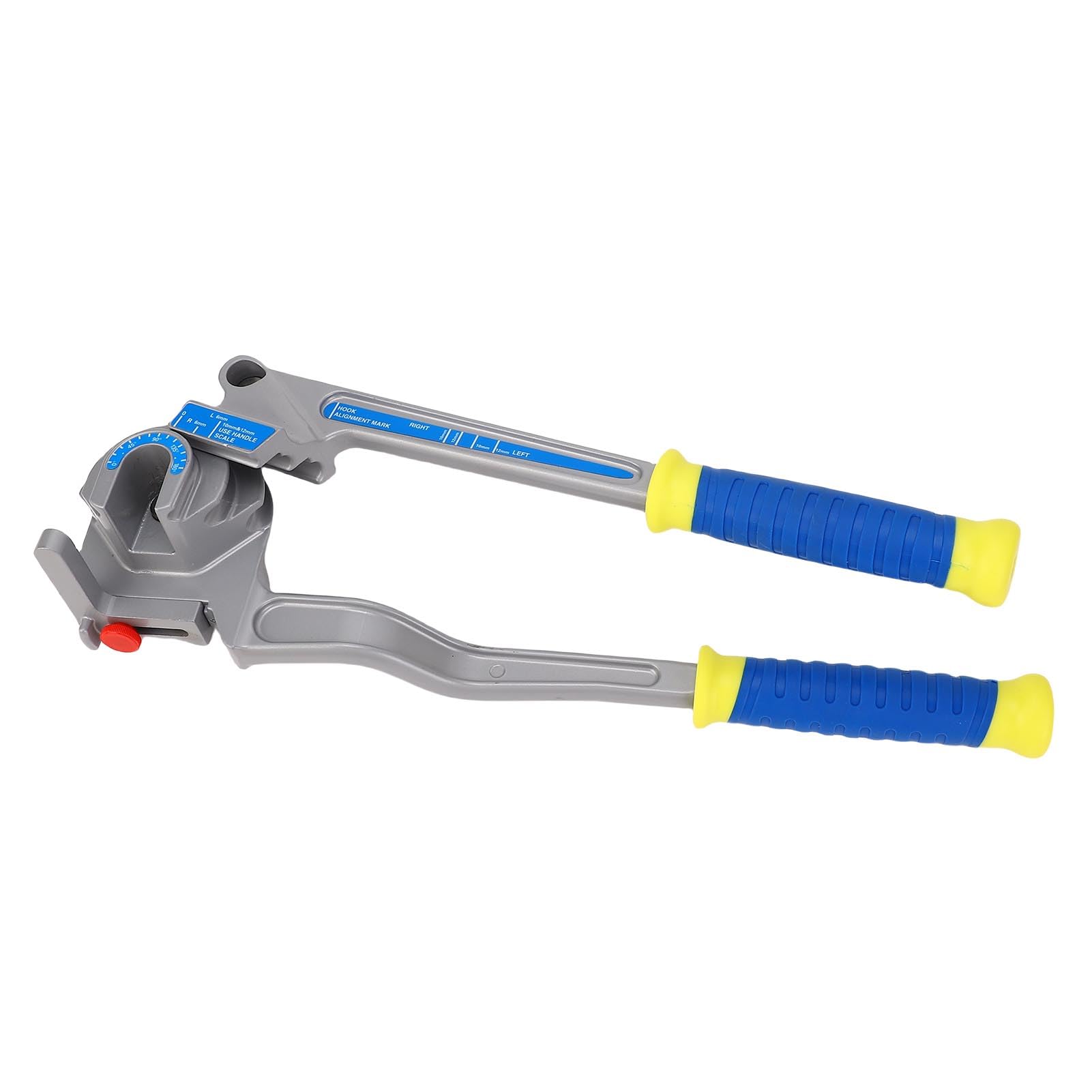 Ręczna giętarka do rur Konstrukcja 3 w 1 do rur 6 mm, 10 mm i 12 mm - Narzędzie do gięcia rur ze stopu aluminium od 0 do 180 stopni do rur miedzianych, aluminiowych i ze stali