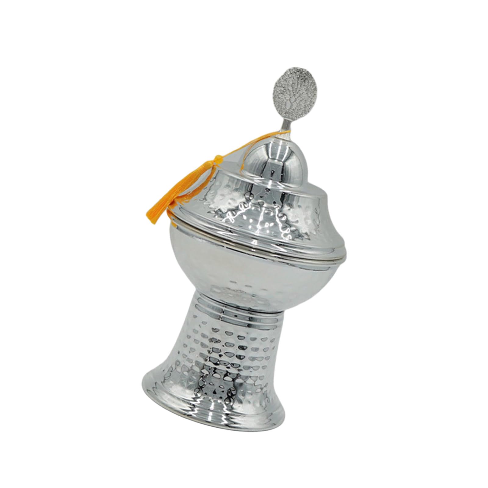 Shntig Artistic Metal Fruit Bowl with Traditional Arabian Pattern Candy Container Housewarming Event Arabic Candy Bowl