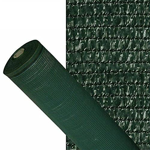 De Santis Telo Rete ombreggiante Larghezza 4 MT Ombra 90% Verde frangisole schermatura Copertura Anti UV. (60)