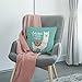 HGOD DESIGNS Llama Throw Pillow Cover Case,Cute Llama FA La La Design Falala Cotton Linen Outdoor Pillow Cases Square Standard Cushion Covers for Sofa Couch Bed 18x18 inch