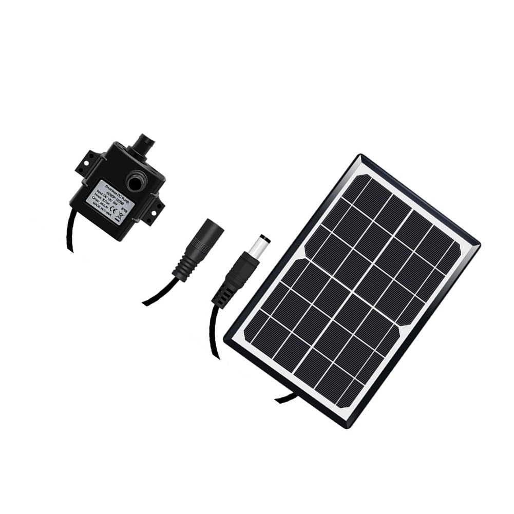 Pompa a fontana solare da 6 W con pannello da 10 W, circolazione dell'acqua silenziosa 240L/H per laghetto di pesci, sistema di ossigenazione silenziosa da 9 V