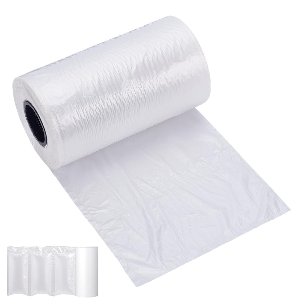 BENECREAT Rouleau de Film pour Coussin D'Air Coussins D'Air pour L'Expédition Matériau D'Emballage Gonflable en Remplissage de Sac à Main 300 m X 10 X 20cm