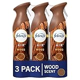 Febreze Air Freshener Spray, Wood Scent, Odor Eliminator for Strong Odor, 8.8 oz (Pack of 3)
