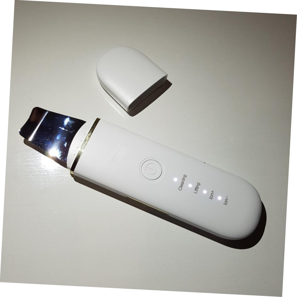 ABS Limpiador Facial Ultrasónico Blanco 500mah, para Mujeres