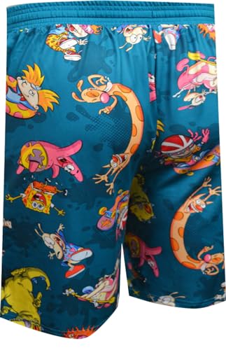 Briefly Stated Mens Nickelodeon Classic 90's Gangs All Here Long Sleep Short2