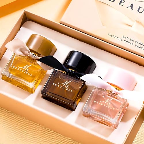 Luxury Floral Perfume Gift Set for Women – 3x30ml Eau De Parfum