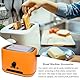 Hezhou 2 Stück Silikon Toaster Abdeckung Staubschutzhüllen Für Frühstücksautomaten Brotbackautomaten-Zubehör Scheiben Brot Toaster Abdeckung Toaster Schmutz Abdeckung (Weiß/Grau)