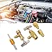 R134A Can Tap, R134A Self Sealing and Puncture Refrigerant Dispenser Set Can Tap Valves with Refrigerant Tank Adapters for Car Refrigeran Refilling Automotive Air Conditioning Systems