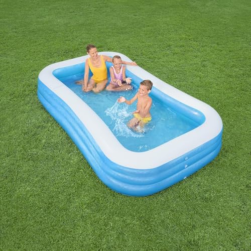 Bestway Family Pool 'Deluxe' Blau, 305 x 183 x 56 cm