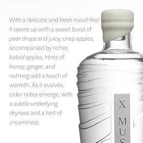 X MUSE Vodka 70cl (Tenth Muse) – Scottish Barley Vodka Distilled and Bottled in Scotland – 40% Alcohol By Volume (X Muse Vodka) X MUSE Vodka 70cl (Tenth Muse) - Scottish Barley Vodka Distilled and Bottled in Scotland - 40% Alcohol By Volume (X Muse Vodka) – X Muse