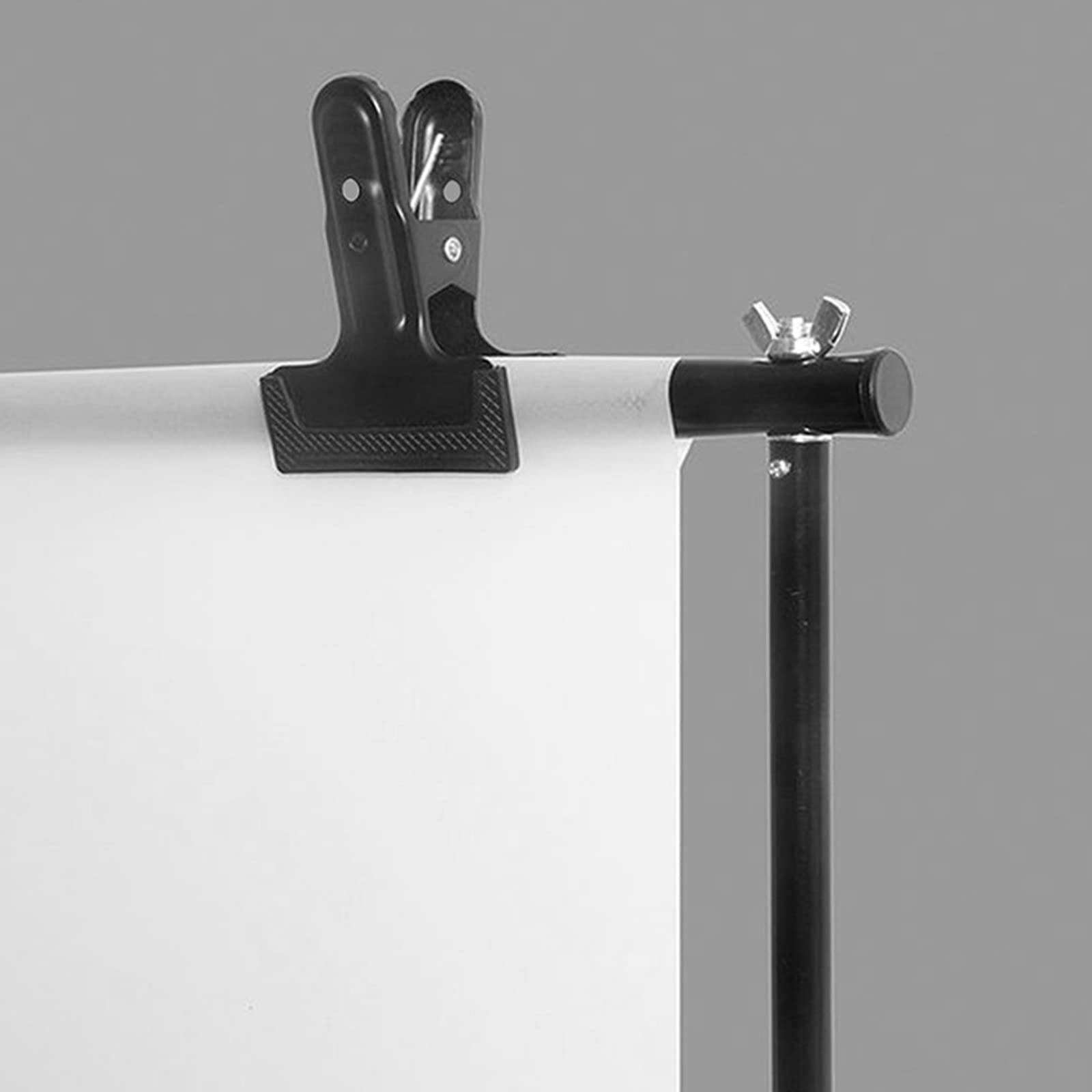 Metal Light Stand Paper Canvas Muslin Backdrop Background Clamps Clips School Office Supplies