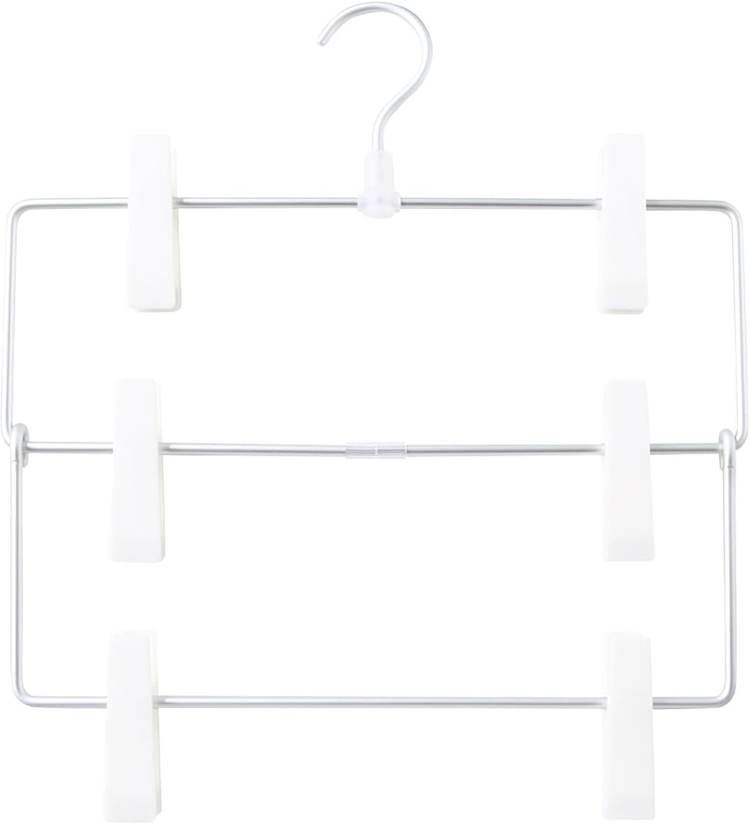 MUJI Aluminum hanger For pants/skirts 3 steps W35×D3×H38.5cm Alumite MoMA clothing