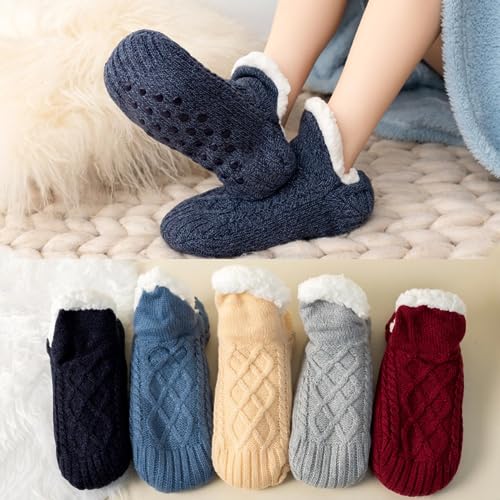 Warm Fuzzy Winter Socks for Women - Warm Thick Socks, Thermal Snow Socks for Cold Weather3