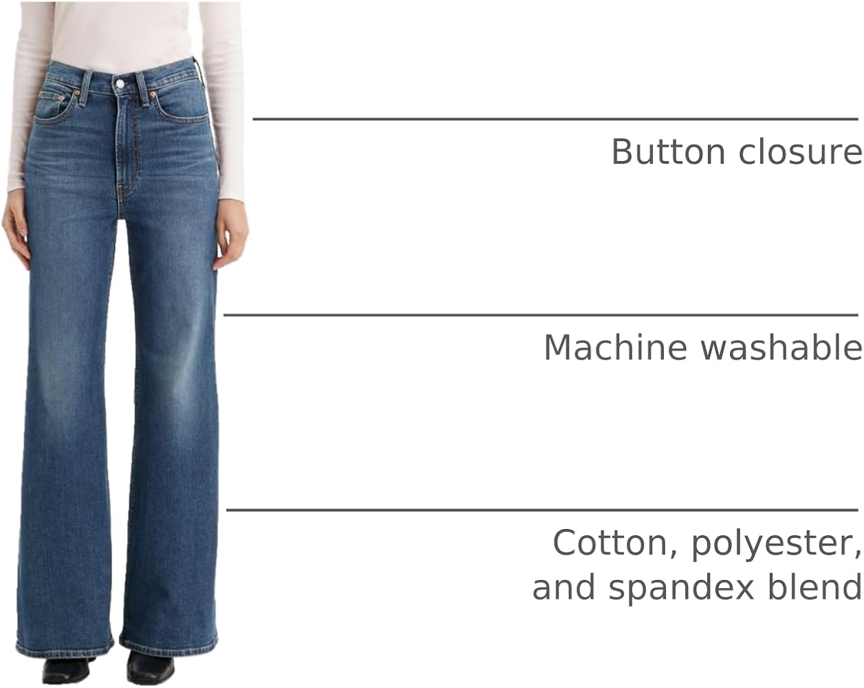 Levi's Women's Ribcage Bell Bottom Jeans, A New York Moment