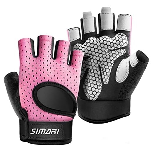 SIMARI Workout Gloves for Women Men,Training Gloves with Wrist Support for Fitness Exercise Weight Lifting Gym Lifts,Made of Microfiber SMRG905