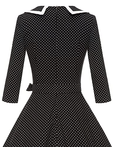 Image of GownTown Womens Dresses 1950s Vintage Swing Stretchy Dresses with Pockets