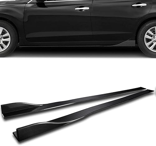 Miniatura 5 de Juego de 9 piezas de parachoques delantero y extensiones de falda lateral compatible con Infiniti G37 Sedan 4DR 2010-2013, alerón de parachoques