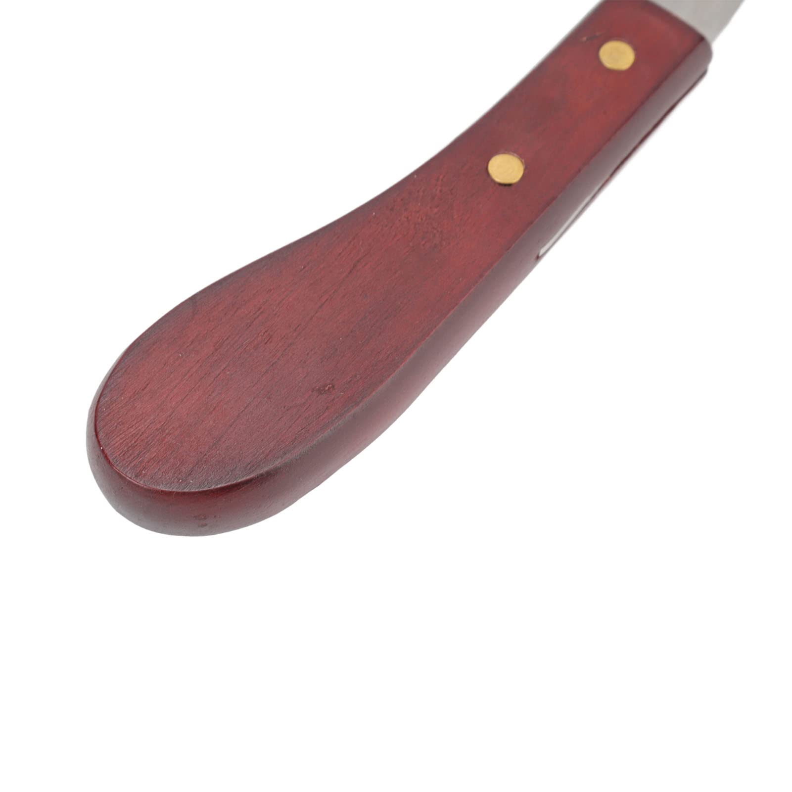Herramienta para Recortar Pezuñas para Caballo, Cuchillo para Pezuñas de Acero Inoxidable, de Madera de Goma, Cuchillo para Pezuñas, Cuchilla de Doble Filo, Hoja de Doble Cara, Mano Derecha